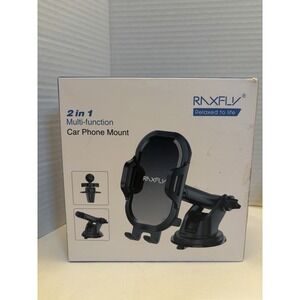 Cell Phone Holder for Car - RAXFLY Windshield Air Vent Car Phone Mount 360 Degre